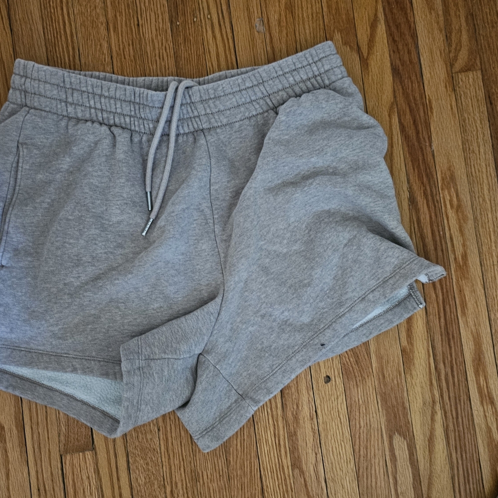 Tan Abercrombie vintage sunday sweat shorts